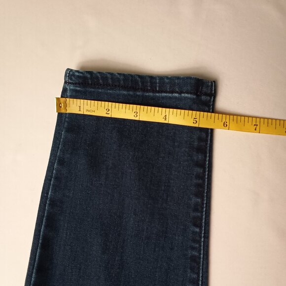 Democracy Jeans Size 12 Mid Rise Skinny Leg Medium Dark Wash - Picture 10 of 10
